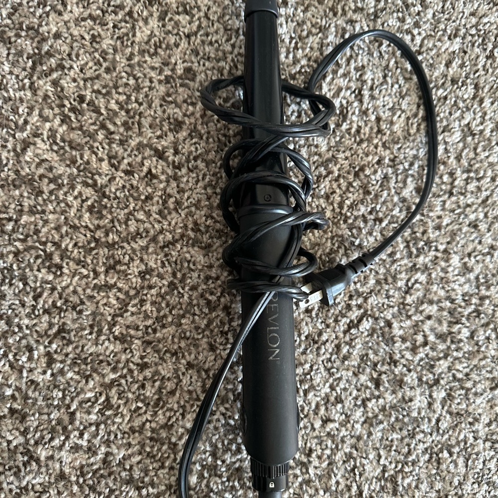 Curling iron wand/straightener
